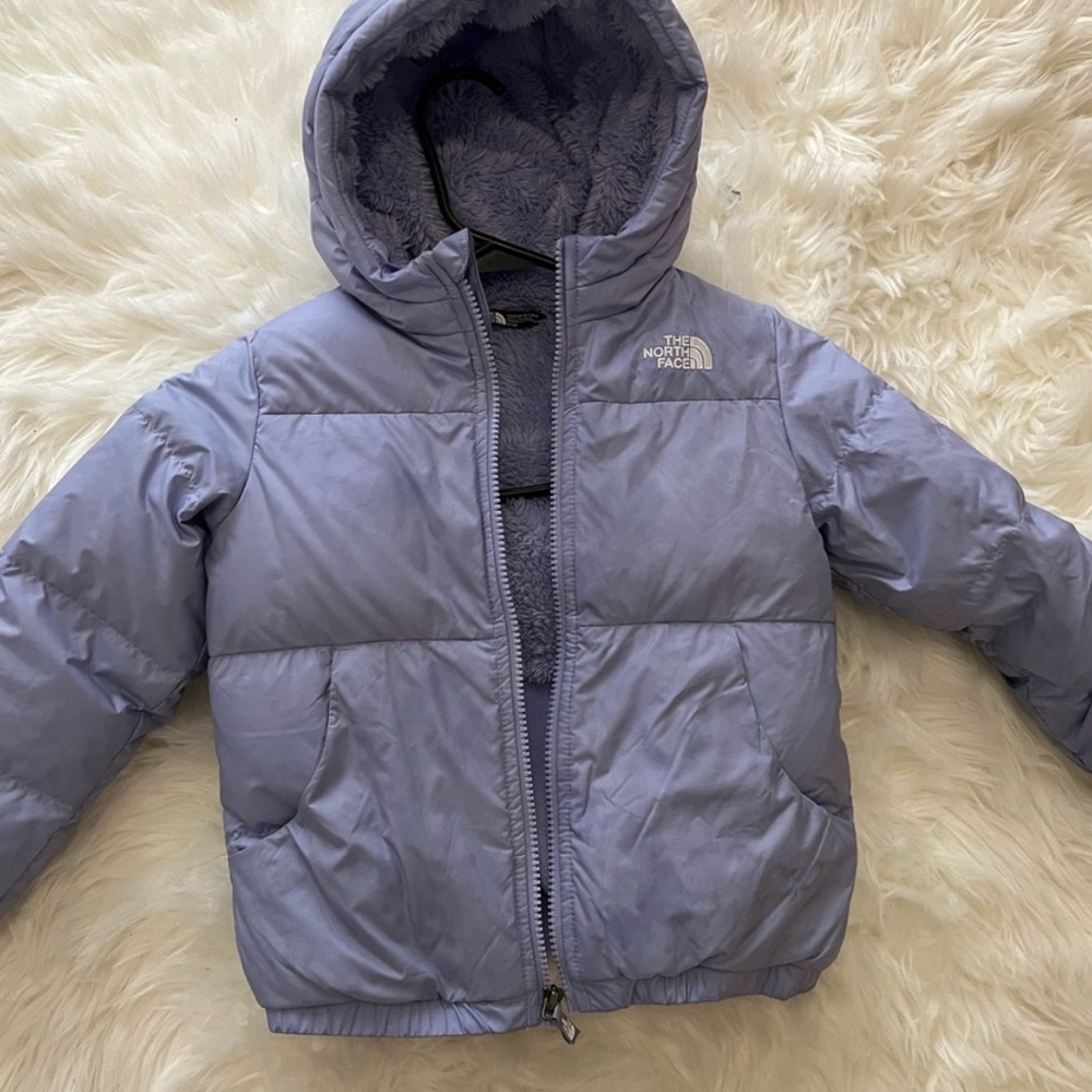 The North Face Lavender Hooded Jacket 4T